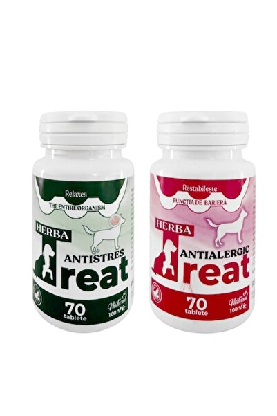 Promedivet Herba-Treat Tablete antialergice și antistres pentru câini și pisici