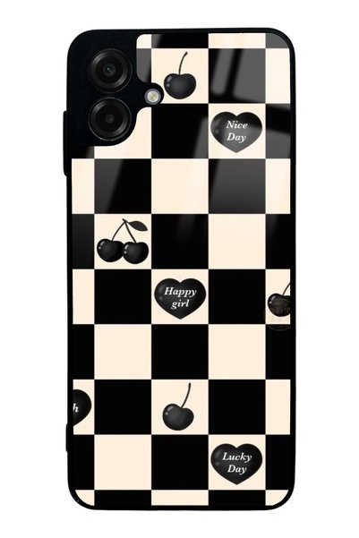Spoyi Samsung A07 Happy Girls Design Glossy Phone Case