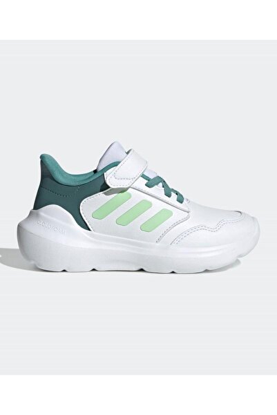 adidas Tensaur Run 3.0 Velcro Closure Sneakers - White/Green
