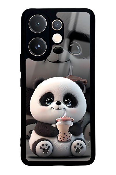 Spoyi Vivo V60 Baby Panda Tasarımlı Glossy Telefon Kılıfı