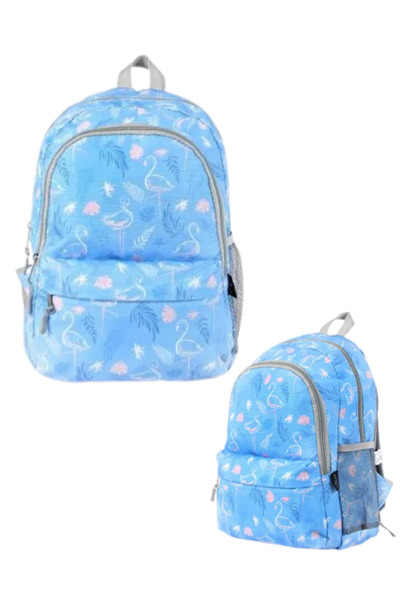 Dağtaş Kırtasiye Rucsac Cambridge Polo Blue Flamingo pentru școală și uz zilnic
