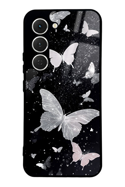 Spoyi Tecno Spark 40 Pro Kelebek Tasarımlı Glossy Telefon Kılıfı