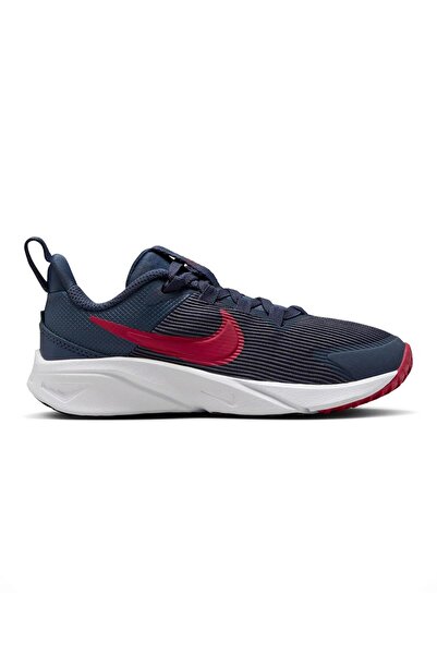 Nike Star Runner 4 Elastic Lace Shoes - Thunder Blue/Black/White/Gym Red