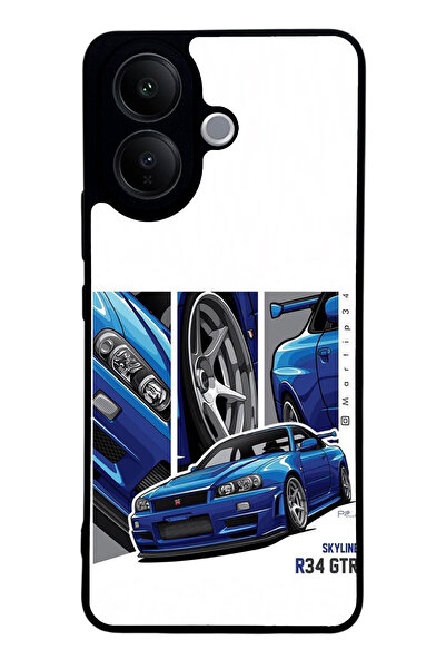 Spoyi Vivo V60 Lite GTR Tasarımlı Glossy Telefon Kılıfı