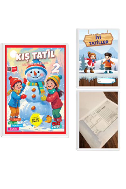 ELİT ÇOCUK Elitçocuk 2.Sınıf Kış Tatil Kitabı + Gelişim Raporu Dosyası