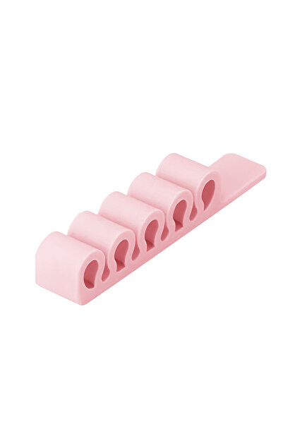 OEM Silicone Cable Organizer, Compact & Stylish, Universal Fit, Pink, 9.5 x 1...