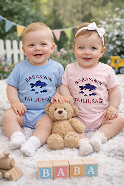 seymenbıçakçılık 2-Piece Baby Bodysuit Set, Compatible with Ages 1–2–3–4, Cot...