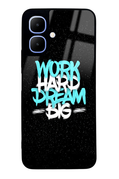 Spoyi غطاء هاتف إنفينكس سمارت 10 بتصميم ملمع مع شعار الفضاء