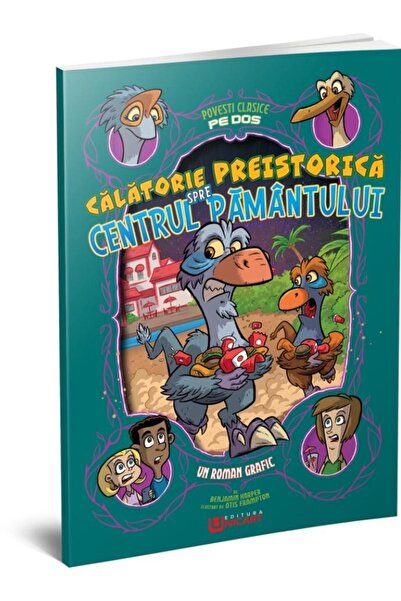 Editura Unicart Calatorie preistorica spre centrul pamantului. Pov