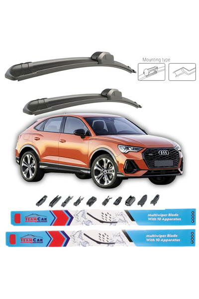 TEAMCAR Wipers Audi Q3 (Sportback F3N) 2019-2025 – Front set