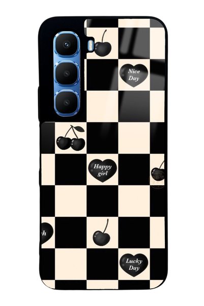 Spoyi Infinix Hot 60 Happy Girls Design Glossy Phone Case