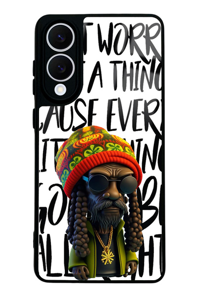 Spoyi غطاء هاتف سامسونج S25 إيدج بتصميم بوب مارلي لامع