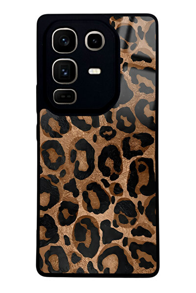Spoyi İnfinix Note 50 Pro Leopar Tasarımlı Glossy Telefon Kılıfı