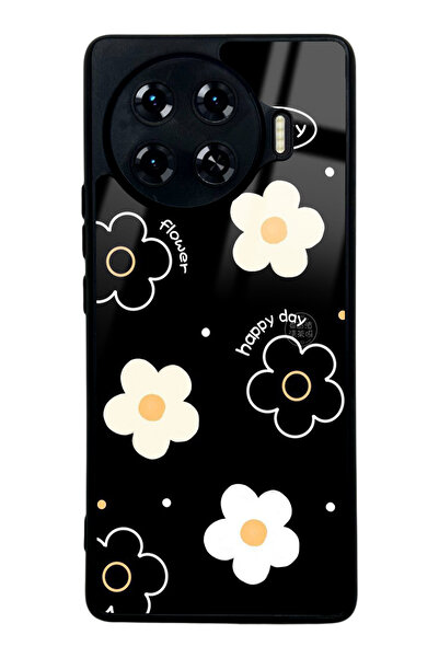 Spoyi Tecno Spark 20 Pro Plus Lucky Happy Day Tasarımlı Glossy Telefon Kılıfı