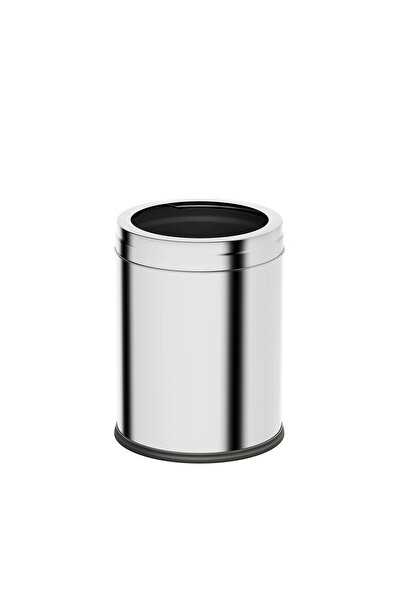 AQUA BAGNO Basic Çöp Kovası - Çemberli Tip - 3 L - Parlak Krom - 35.99.57.05.01
