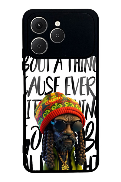 Spoyi غطاء هاتف تكنو سبارك 40 بتصميم بوب مارلي لامع