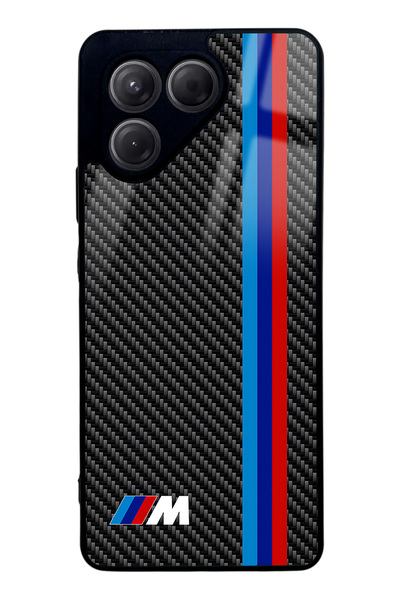 Spoyi Tecno Pova 7 Karbon M2 Tasarımlı Glossy Telefon Kılıfı