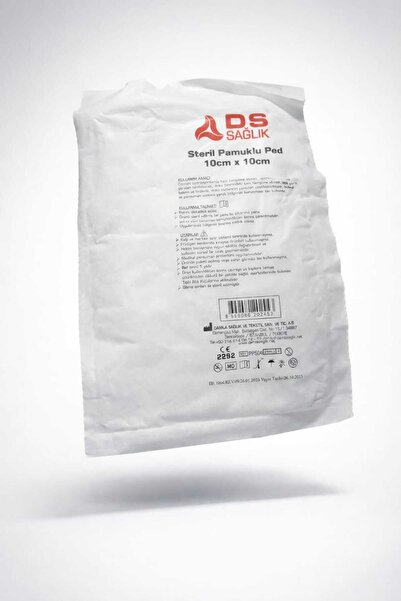 MEDİKAL DS SAĞLIK STERİL PAMUKLU PED 10X10 10 ADET