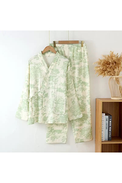 delis Women's "Velvet Calm" two-piece pajamas