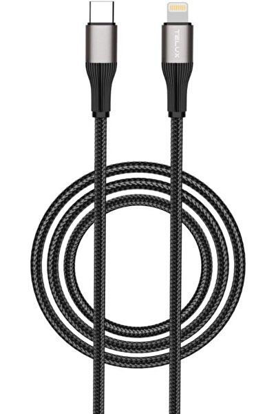 telux BOLTX 27W USB-C to Lightning Cable 3m, Nylon Braid, 10K+ Bend Lifespan,...