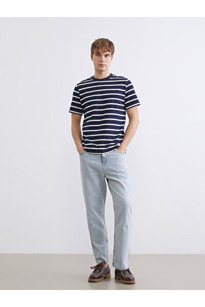 LC Waikiki بنطلون جينز رجالي فضفاض من إنديجو