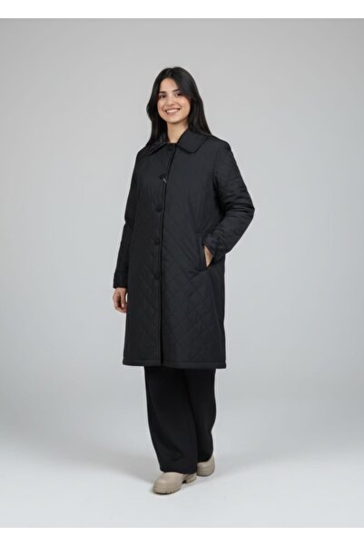 GLR&GYM AHUNİSA KADIN BÜYÜK BEDEN KAPİTONE MONT