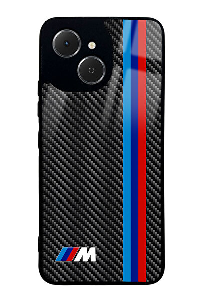 Spoyi غطاء هاتف تكنو سبارك 40 سي بتصميم كربون إم 2 لامع