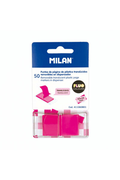 Milan Index sticky notepad 45x25 pink