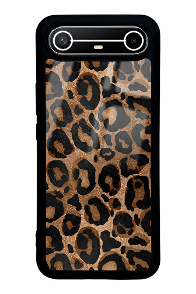 Spoyi Tecno Spark Slim Leopar Tasarımlı Glossy Telefon Kılıfı