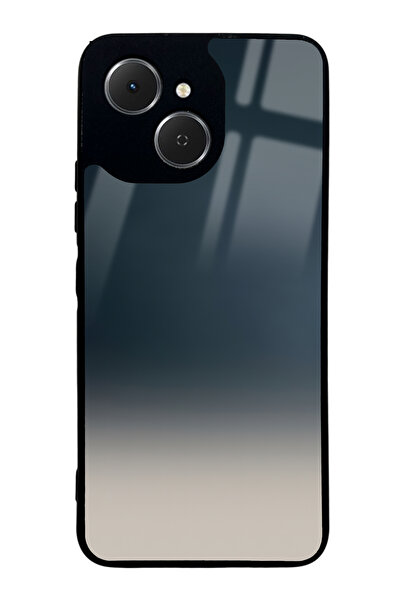 Spoyi Tecno Spark 40C Mavi Geçiş Tasarımlı Glossy Telefon Kılıfı