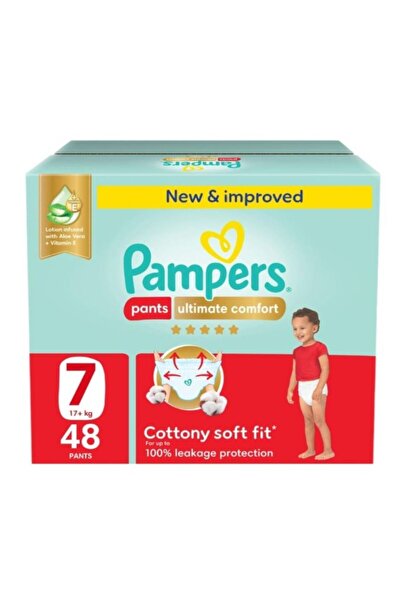 Pampers Pants Pampers Ultimate Comfort, Size 7, 17+ kg, Giant Box, 48 Diaper ...