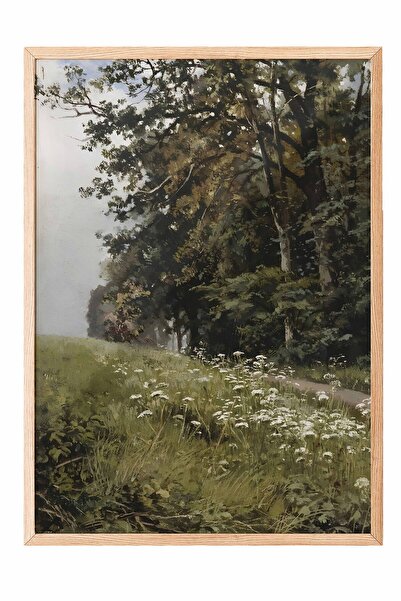 Postifull Vintage Painting, Wooden Framed Poster, Vintage Wall Decor