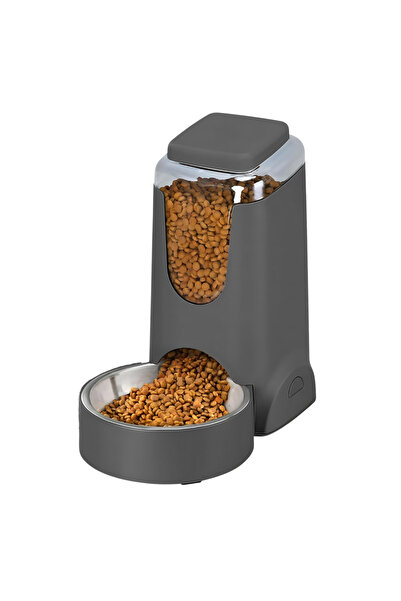 PADO موزع طعام عصري - رمادي داكن 4000 مل