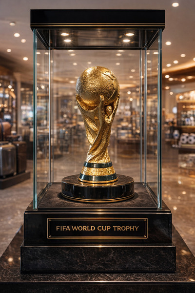 Mayah Concept 3D Baskı Dünya Kupası Biblosu – Dekoratif Altın Kupa