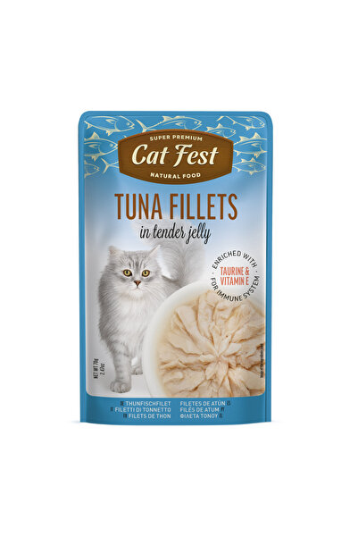 Cat Fest Tuna Fillets In Tender Jelly For Cats 70g