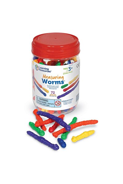 Learning Resources Viermi pentru masurat (set 72 buc)