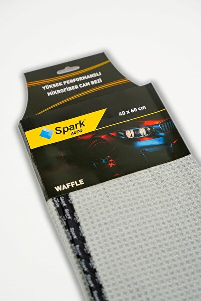 Spark Waffle Mikrofiber Oto Cam Bezi Yüksek Performanslı İz, Tüy ve Leke bıra...