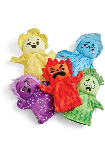 Hand2Mind Set papusi de mana - Familia Emotiilor