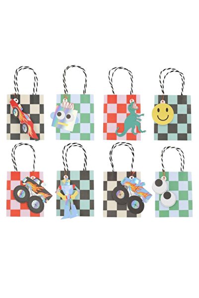 Meri Meri - أكياس هدايا توي بوكس - 8 قطع