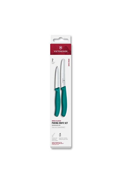 Victorinox 6.7114.2C1 Swiss Classic 2li Bıçak Set, Yeşil