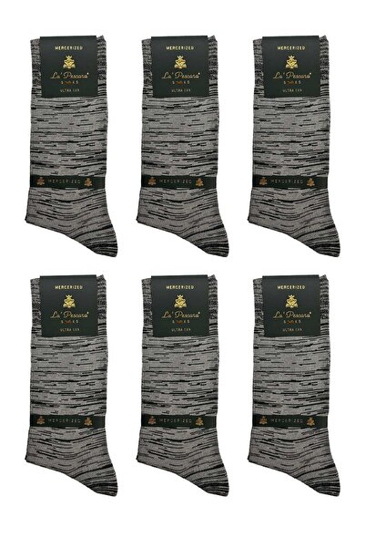 La Pescara La'Pescara Ультра-люксові 6-пари чоловічих шкарпеток сірого кольор...
