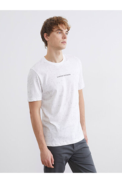 LC Waikiki Zero Roba Collar Printed Combed Cotton Men's T-Shirt from Uzg Stor...