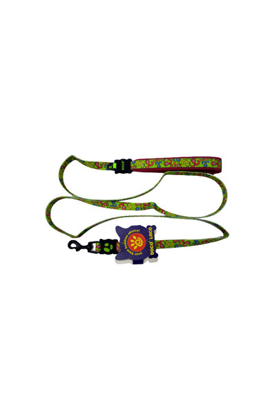 Doco ¬Æ LOCO Leash - 6 أقدام (DCL1072)[النسيج - الوحش الأخضر، المقاس - متوسط]