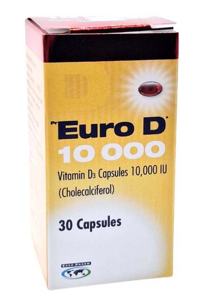 EURO -D 10,000 IU Capsules 30'S
