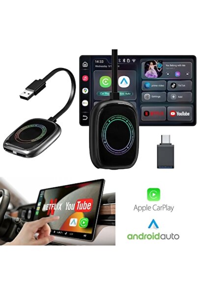 VENTLEX Car AI Box Android, Wireless CarPlay & Android Auto