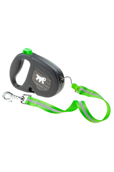 Ferplast حبل فليبي وان ريفلكس كبير - أخضر حامضي