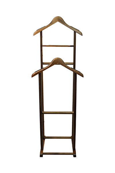 NYN Wooden Silent Butler Double-Headed Hanger