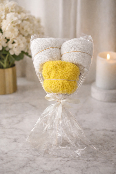 SAVESSA Buket 3-Piece Kitchen-Elite-Gift-Trinket-Lover-Birthday-100% Cotton-Q...
