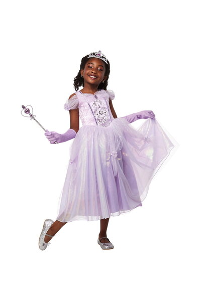 Rubies Costum de carnaval - Printesa (mov) Dimensiuni: M (5-6 ani/max 116cm)