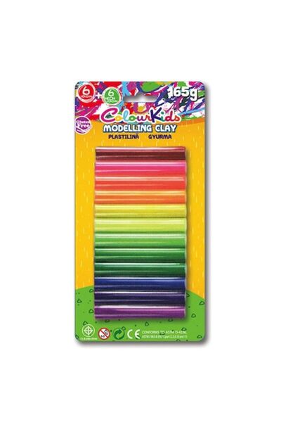 OEM Set de lutul modelabil 12/set, 165g Color Kids